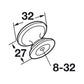 Hafele Amerock Allison Value Cabinet Knob Illustration