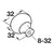 Hafele Amerock Allison Revival Cabinet Knob Illustration