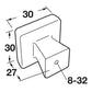 Hafele Amerock Blackrock Cabinet Handle Illustration