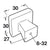 Hafele Amerock Blackrock Cabinet Knob Illustration