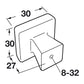 Hafele Amerock Blackrock Cabinet Knob Illustration