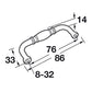 Hafele Amerock Granby Cabinet Handle Illustration