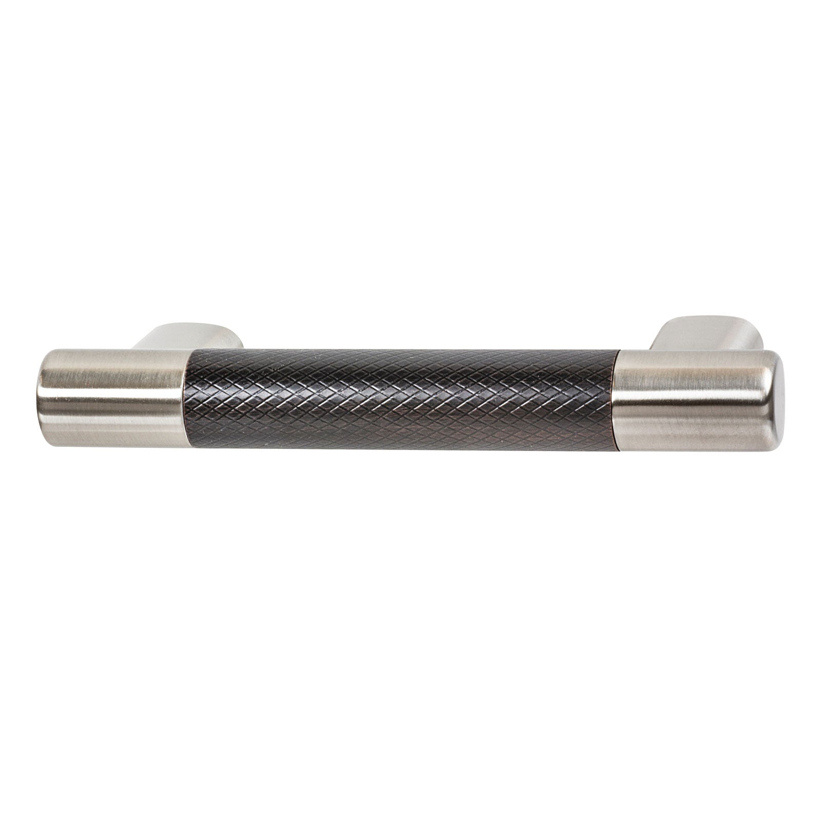 Hafele Amerock Esquire Cabinet Handle - Satin Nickel/Oil-Rubbed Bronze