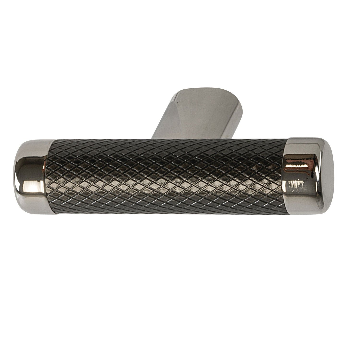 Hafele Amerock Esquire Cabinet Knob - Polished Nickel/Gunmetal