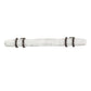 Hafele Amerock Carroine Cabinet Handle - Marbleized White/Oil-Rubbed Bronze