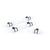 Hafele Amerock Carroine Cabinet Handle - Marbleized White/Oil-Rubbed Bronze
