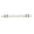 Hafele Amerock Carroine Cabinet Handle - Marbleized White/Satin Nickel