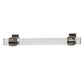 Hafele Amerock Glacio Cabinet Handle - Clear/Gunmetal 