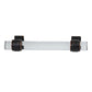 Hafele Amerock Glacio Cabinet Handle - Clear/Oil-Rubbed Bronze