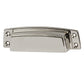 Hafele Amerock Highland Ridge Cabinet Cup Handle - Polished Nickel