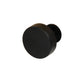 Hafele Amerock Radius Cabinet Knob - Matte Black