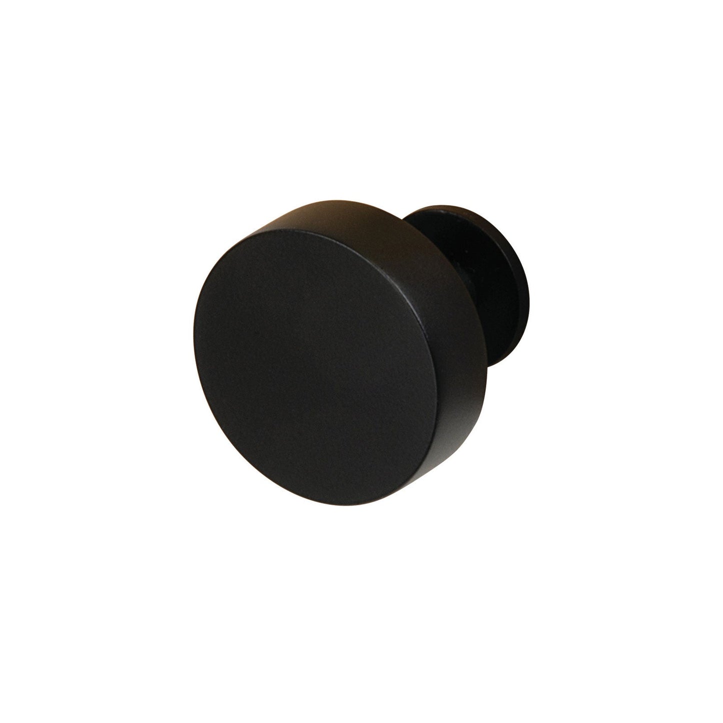 Hafele Amerock Radius Cabinet Knob - Matte Black