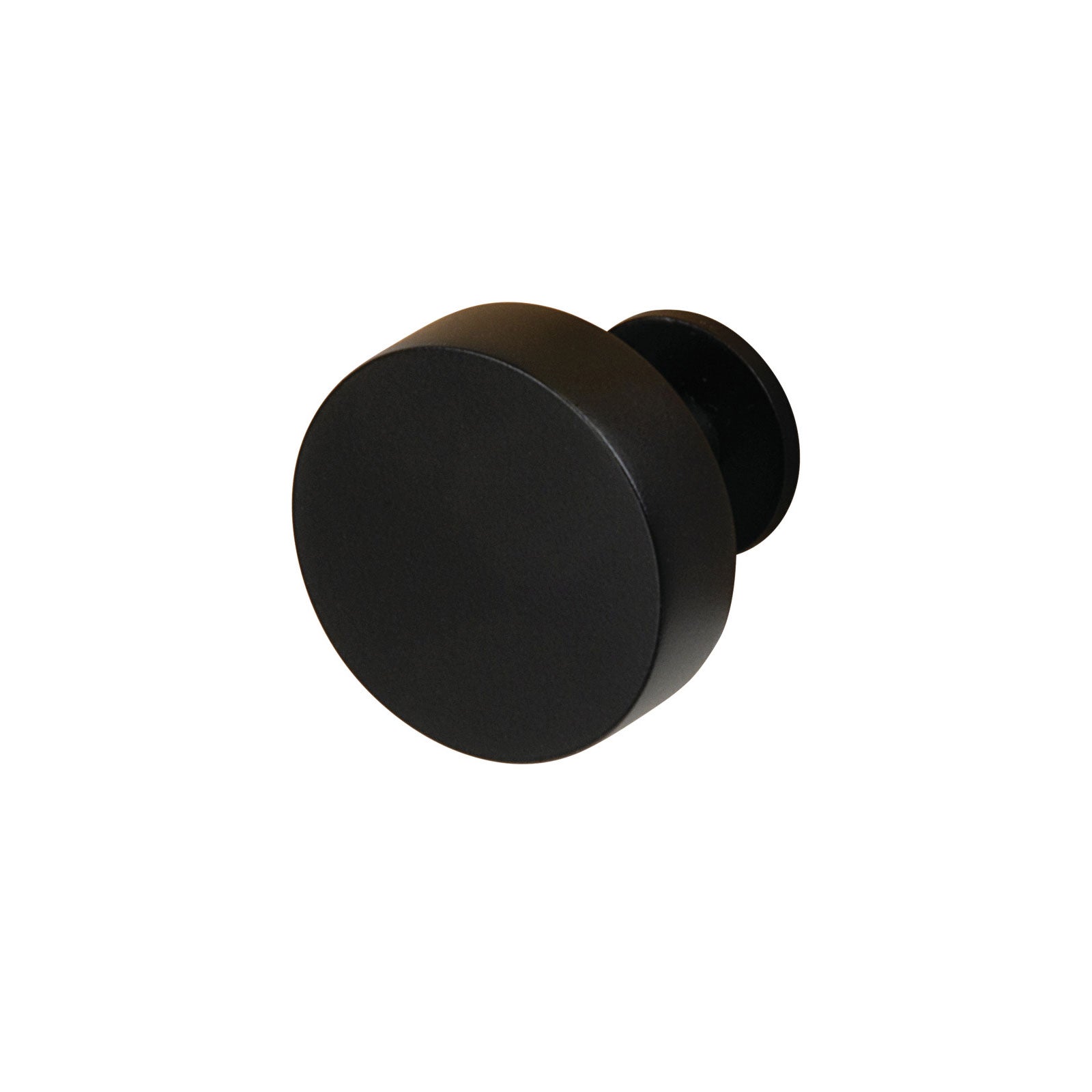 Hafele Amerock Radius Cabinet Knob - Matte Black