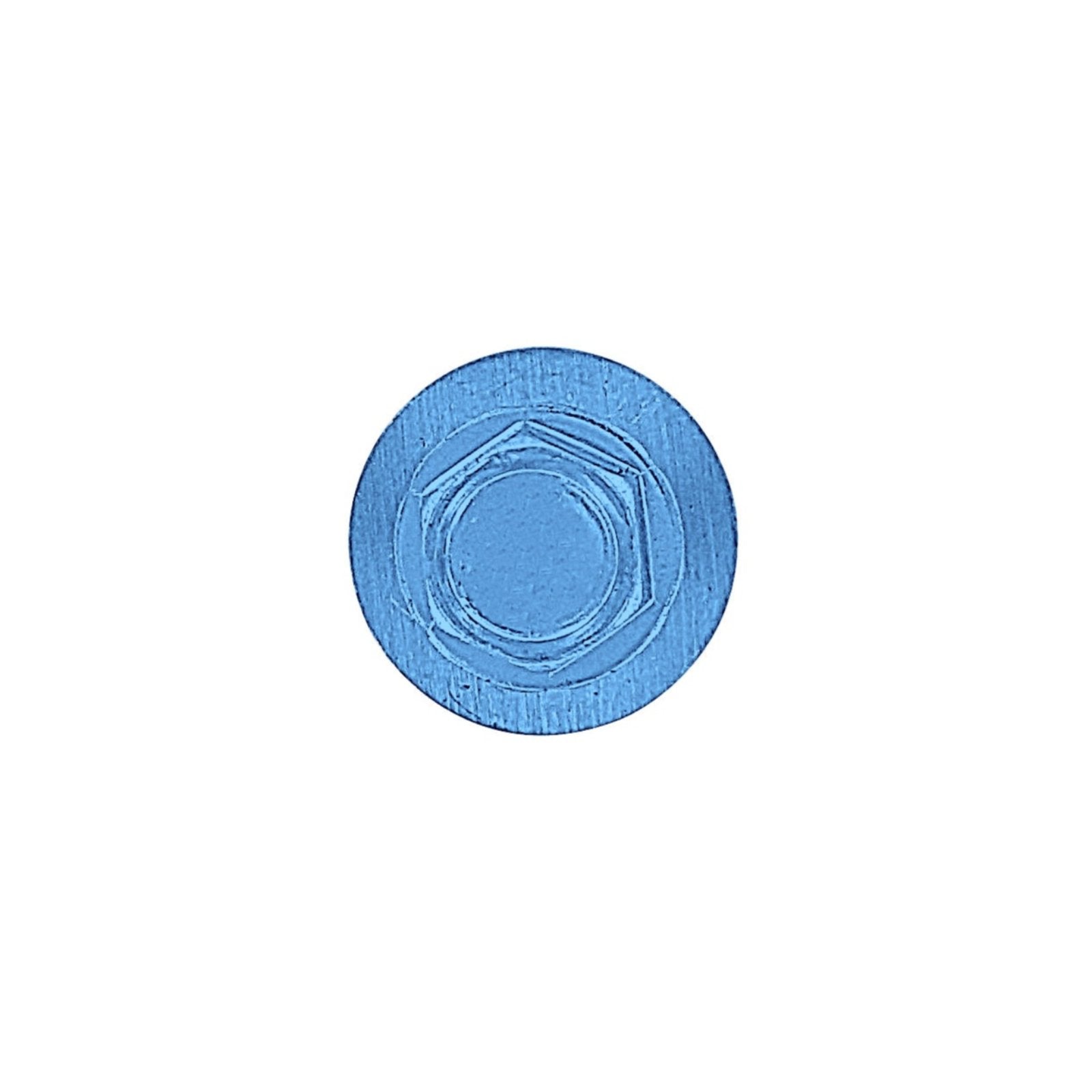 #14 x 1 inch #14 Type 17 Woodbinder Metal Roofing Screw Blue Pkg 250 image 2 of 2