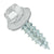 #14 x 1 inch #14 Type 17 Woodbinder Metal Roofing Screw Bright White Pkg 250 image 1 of 2
