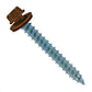 #14 x 2 inch #14 Type 17 Woodbinder Metal Roofing Screw Brown Pkg 250