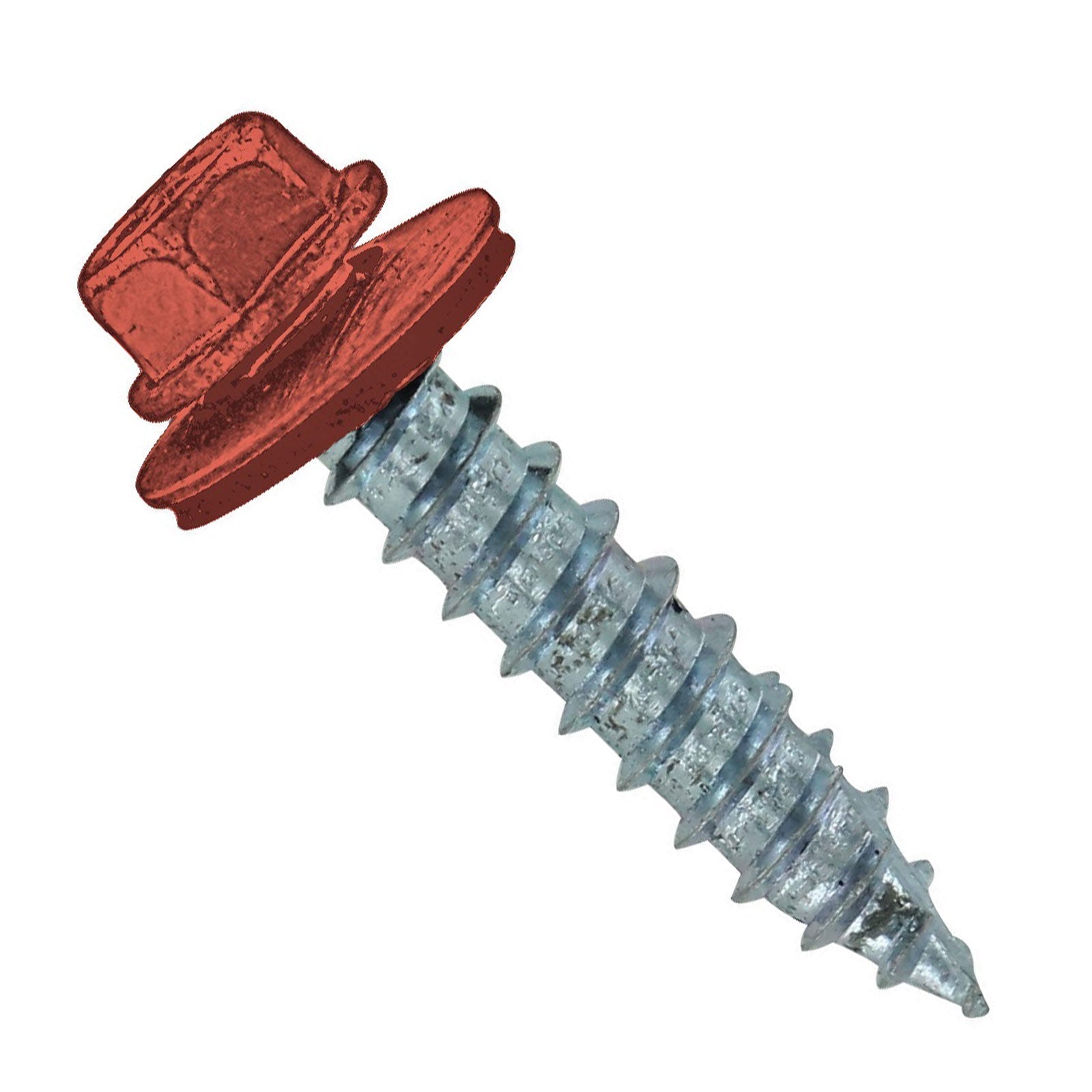 #14 x 114 inch #14 Type 17 Woodbinder Metal Roofing Screw Copper Pkg 250