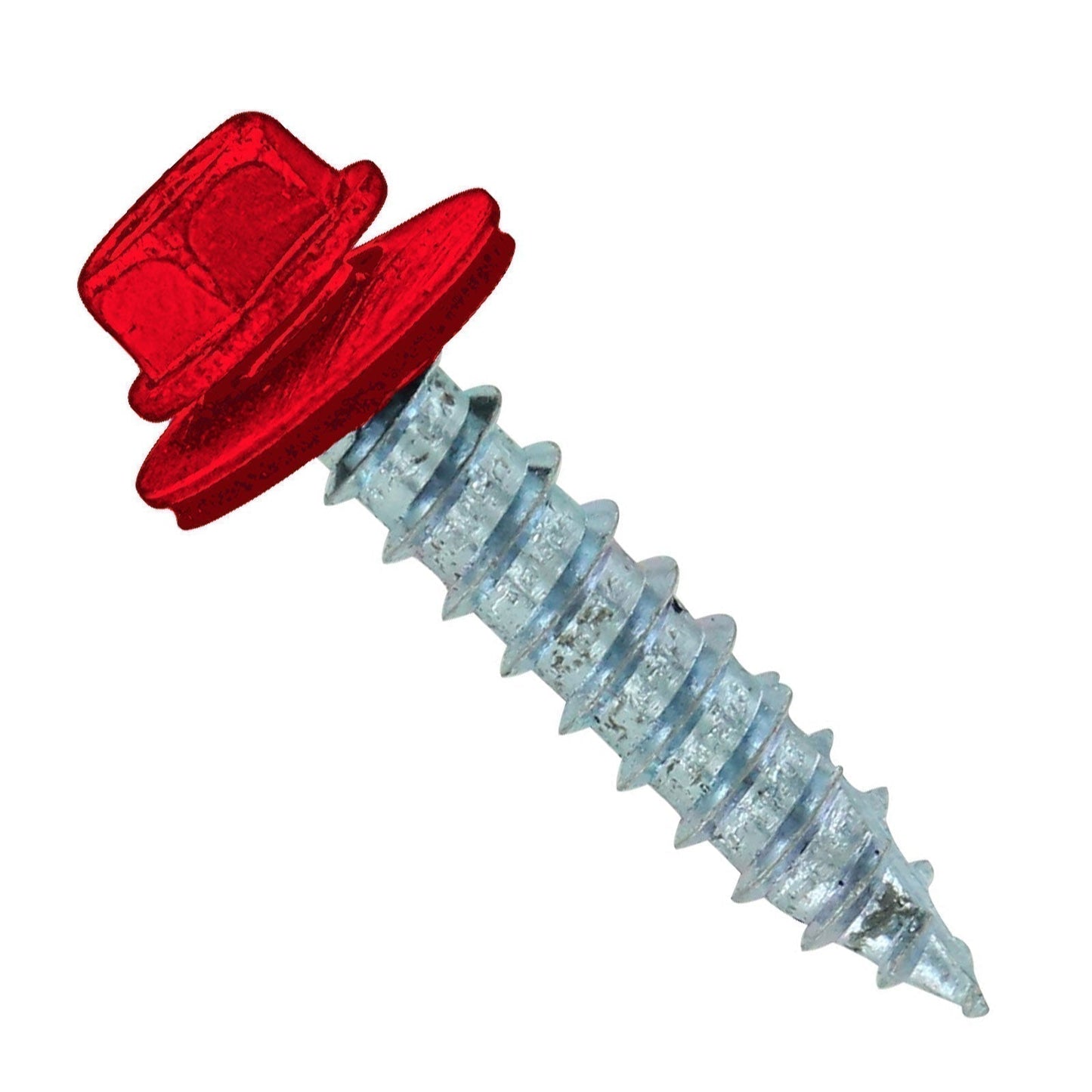 #14 x 114 inch #14 Type 17 Woodbinder Metal Roofing Screw Crimson Pkg 250
