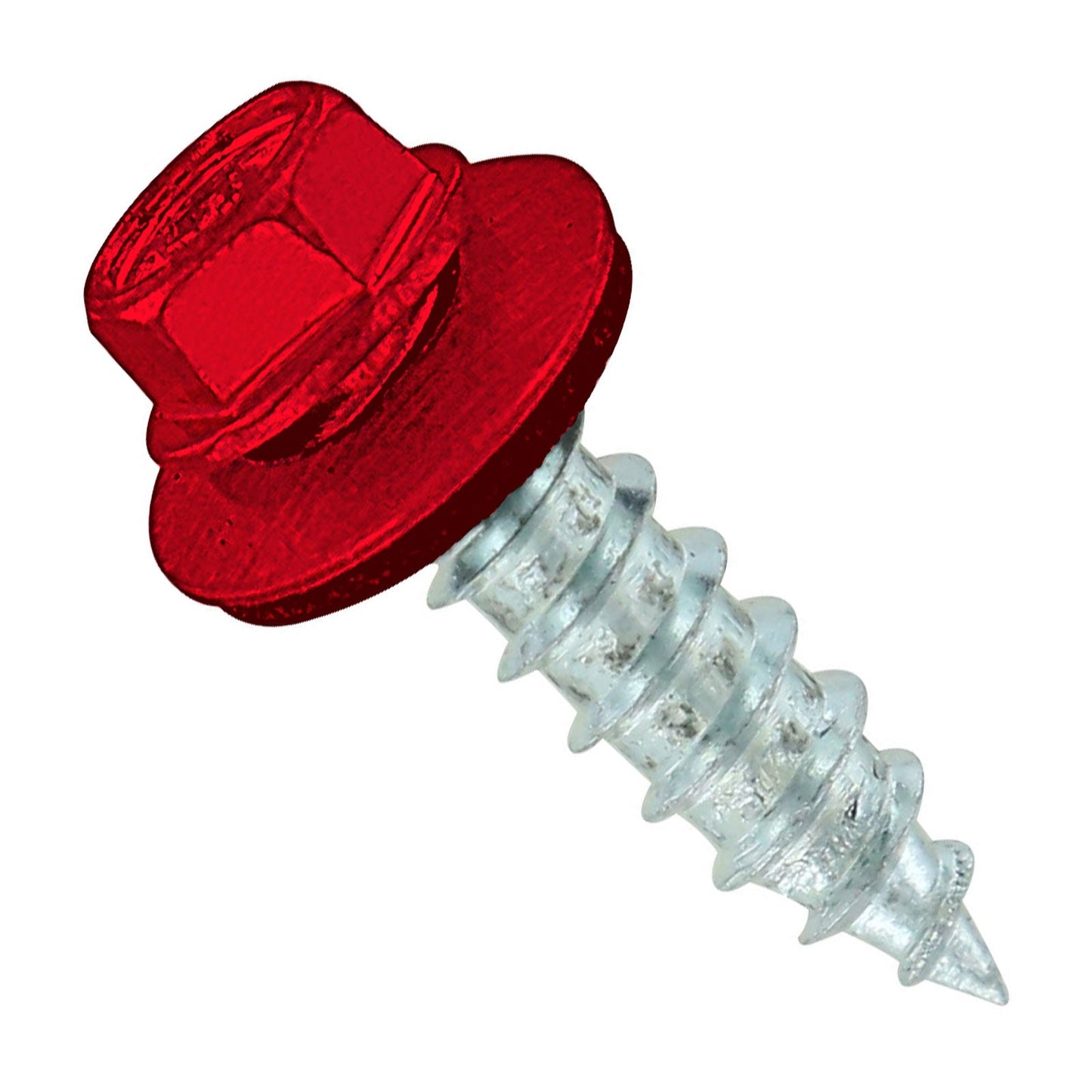 #14 x 1 inch #14 Type 17 Woodbinder Metal Roofing Screw Crimson Pkg 250 image 1 of 2