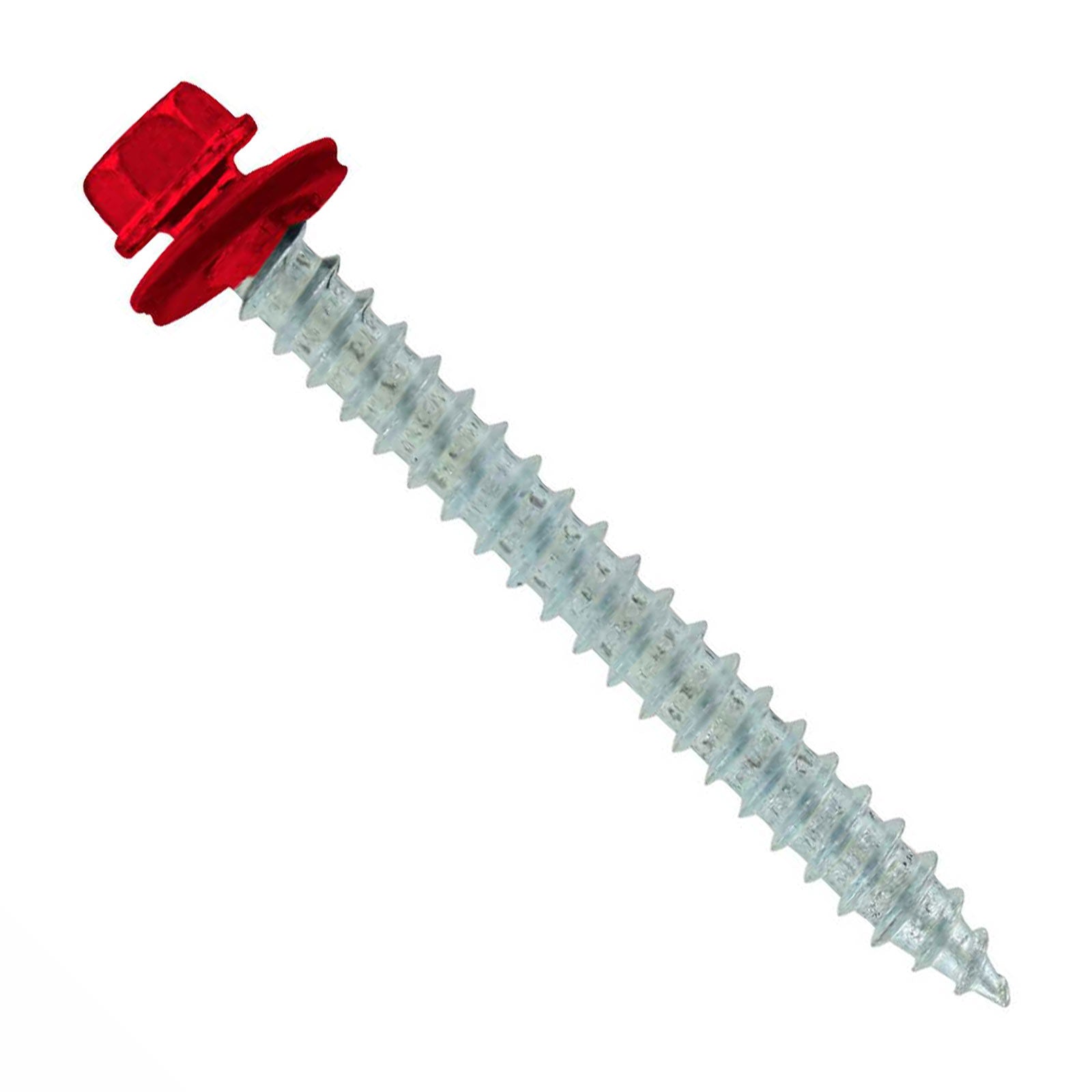 #14 x 212 inch #14 Type 17 Woodbinder Metal Roofing Screw Crimson Pkg 250