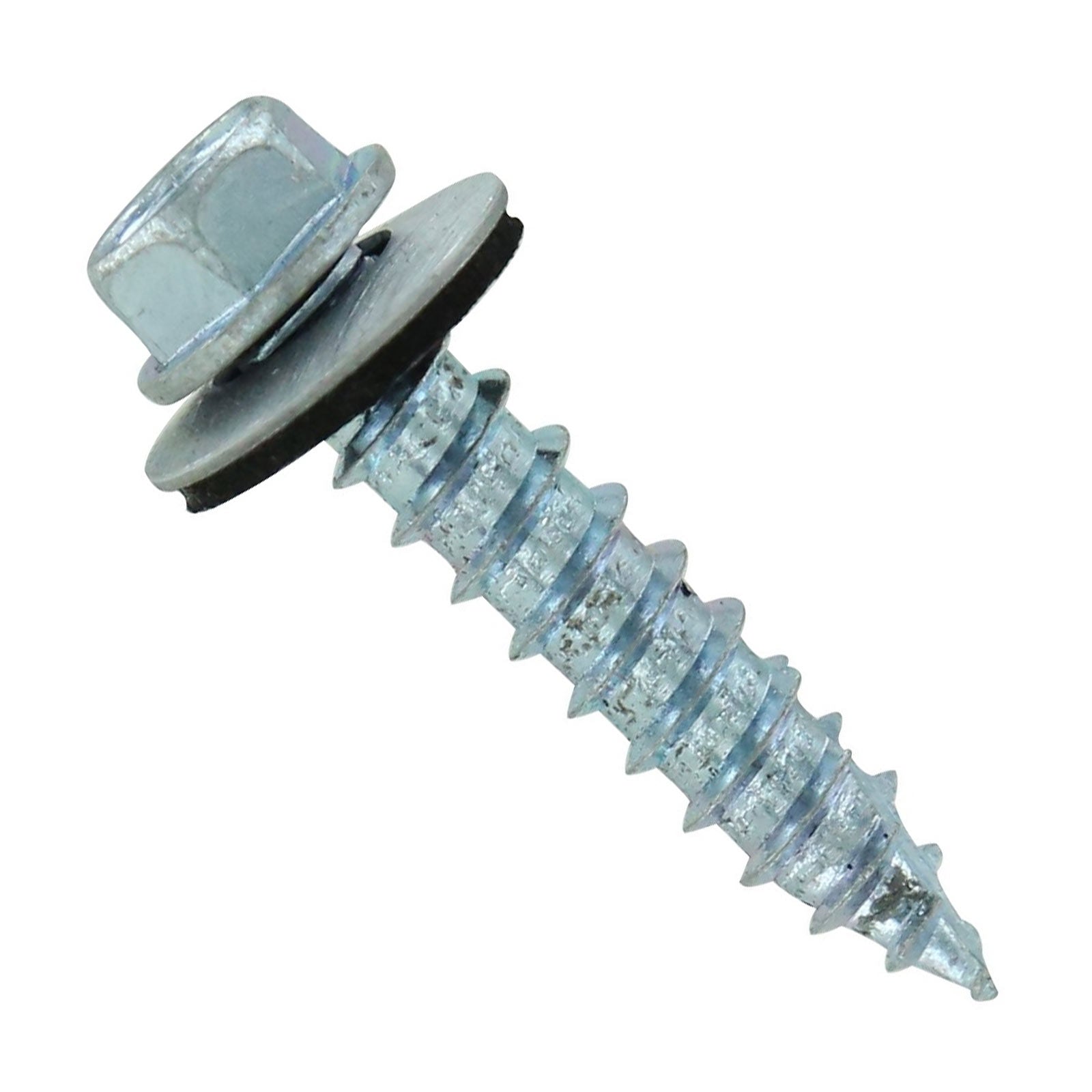 #14 x 114 inch #14 Type 17 Woodbinder Metal Roofing Screw Galvanized Pkg 250