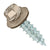 #14 x 1 inch #14 Type 17 Woodbinder Metal Roofing Screw Light Stone Pkg 250 image 1 of 2