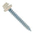 #14 x 2 inch #14 Type 17 Woodbinder Metal Roofing Screw Light Stone Pkg 250