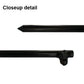 5/8" x  12" Tent Stake - Hot Forged Tent Pin - Black