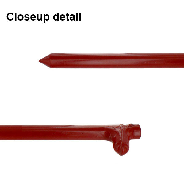5/8" x  18" Tent Stake - Hot Forged Tent Pin - Red