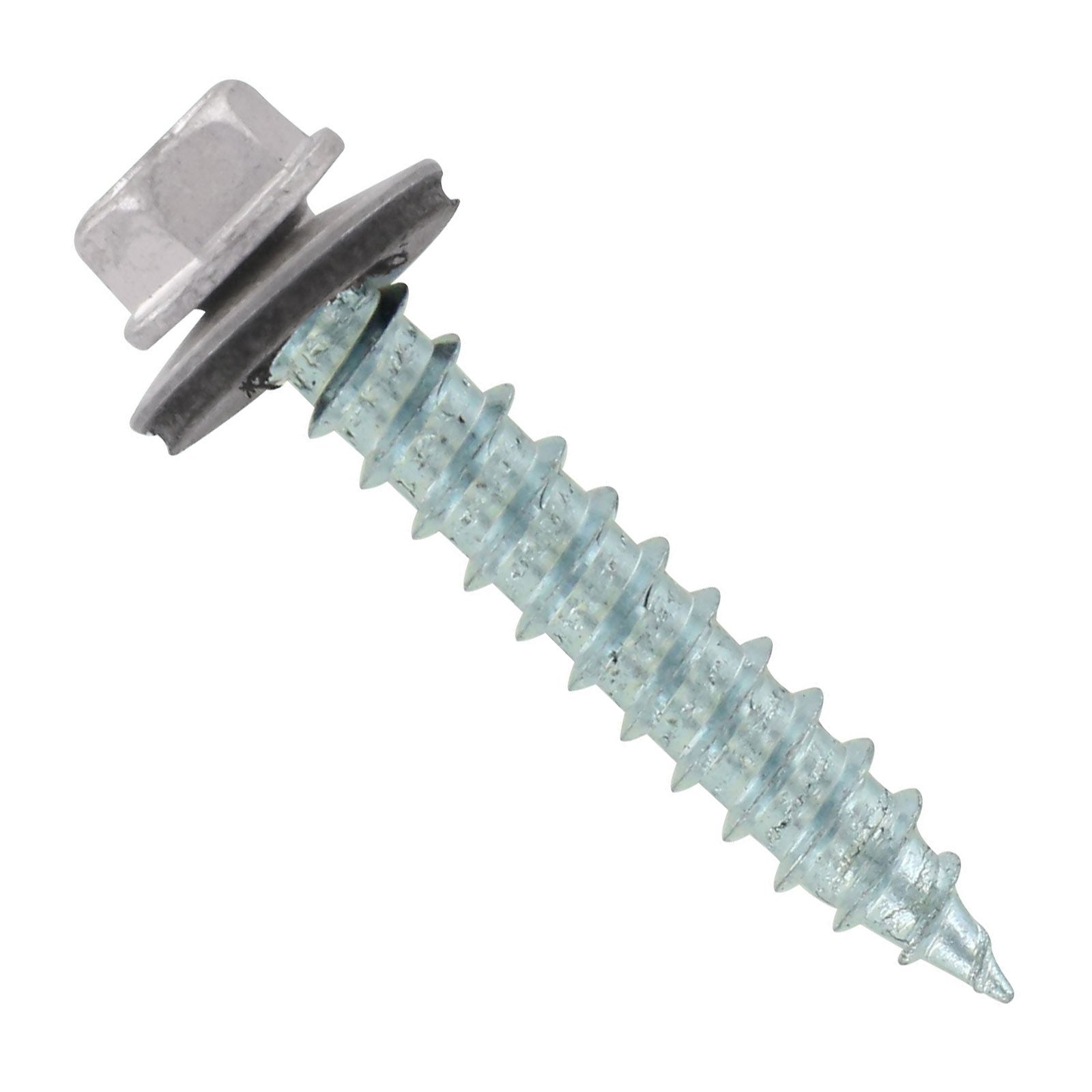 #14 x 1-1/2" #14 Type 17 Woodbinder Metal Roofing Screw - Alamo White