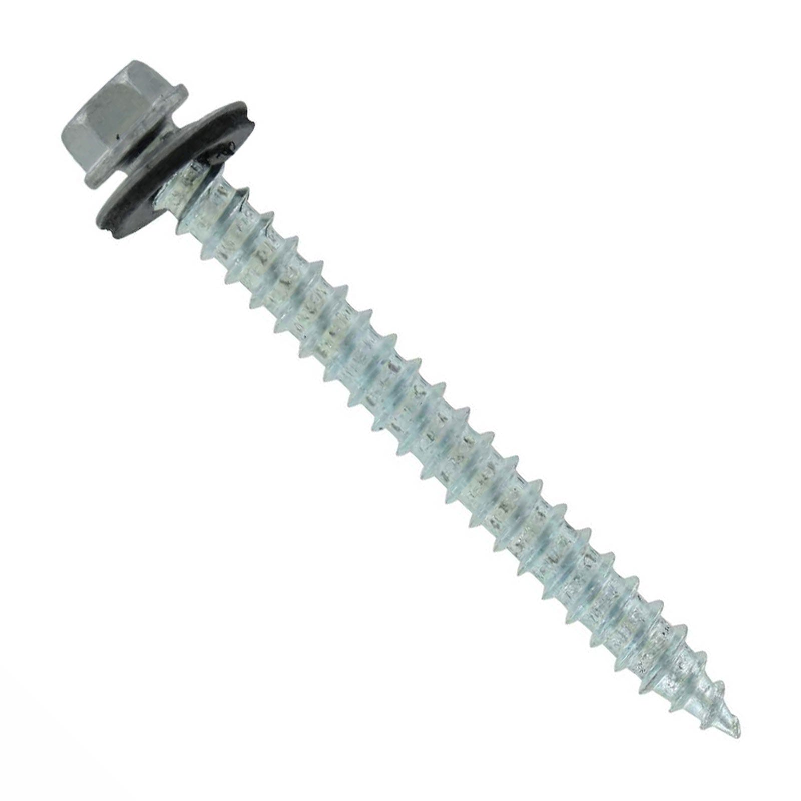 #14 Type 17 Woodbinder Metal Roofing Screw - Ash Gray