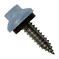 #14 x 1 inch ZXL Tapping Steelbinder Metal Roofing Screw Blue Pkg 250