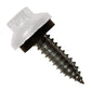#14 x 1" ZXL Tapping Steelbinder Metal Roofing Screw - Polar White