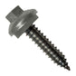 #14 x 1-1/4" ZXL Tapping Steelbinder Metal Roofing Screw - Burnished Slate - Pkg 250