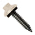 #14 x 114 inch ZXL Tapping Steelbinder Metal Roofing Screw Light Stone Pkg 250