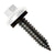 #14 x 114 inch ZXL Tapping Steelbinder Metal Roofing Screw Bright White Pkg 250