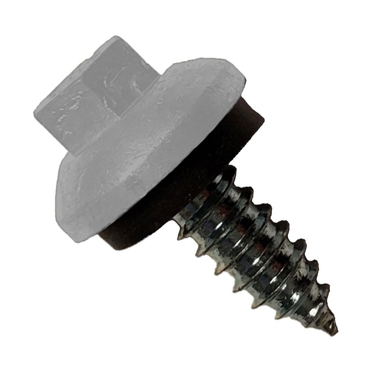 #14 x 3/4" ZXL Tapping Steelbinder Metal Roofing Screw - Ash Gray