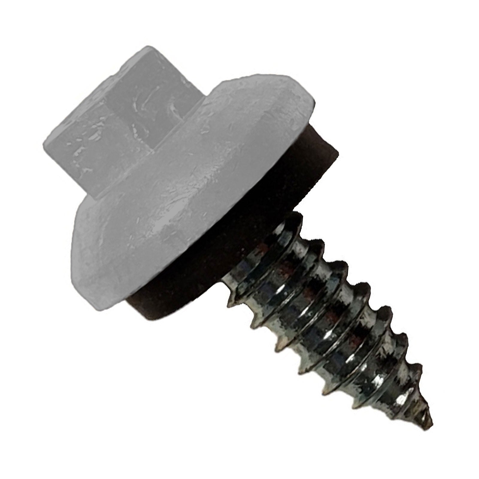 #14 x 3/4" ZXL Tapping Steelbinder Metal Roofing Screw - Ash Gray