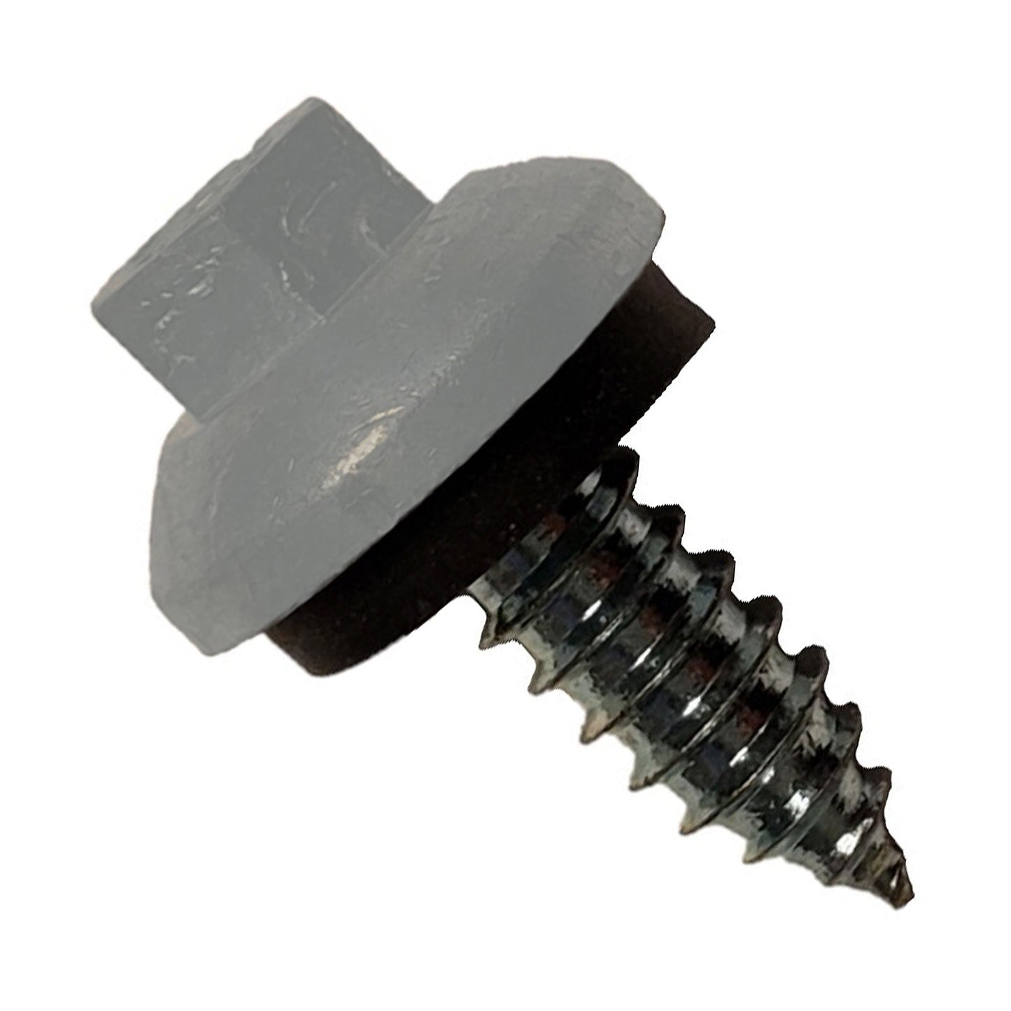 #14 x 34 inch ZXL Tapping Steelbinder Metal Roofing Screw Light Gray Pkg 250