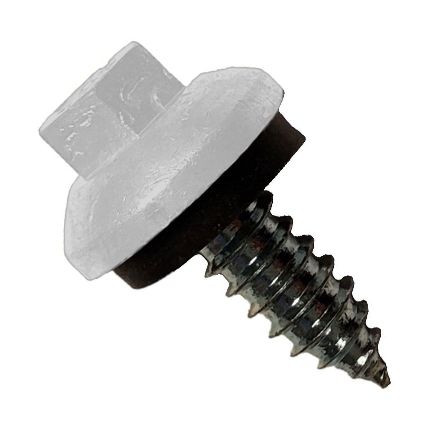 #14 x 3/4" ZXL Tapping Steelbinder Metal Roofing Screw - Alamo White