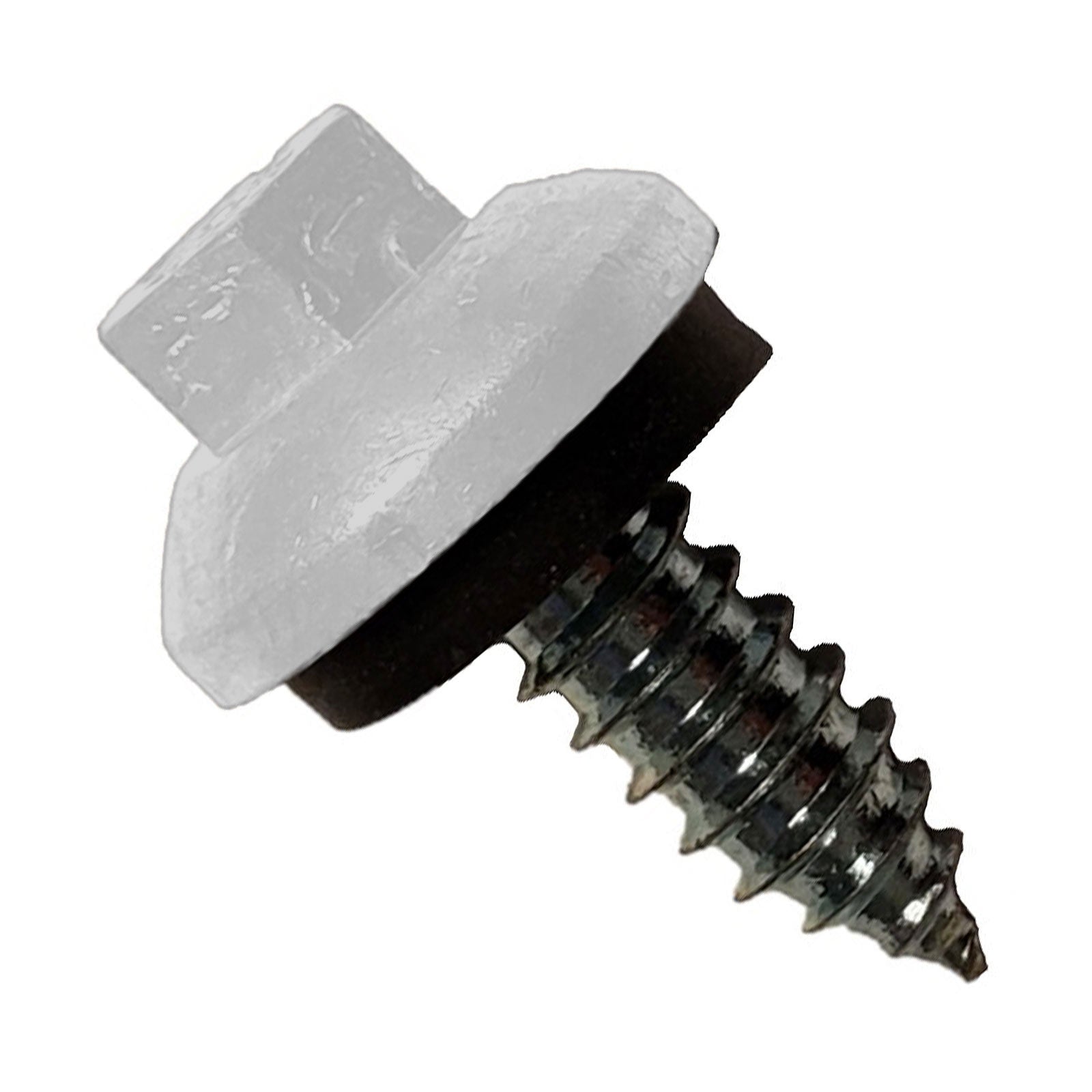 #14 x 3/4" ZXL Tapping Steelbinder Metal Roofing Screw - Alamo White