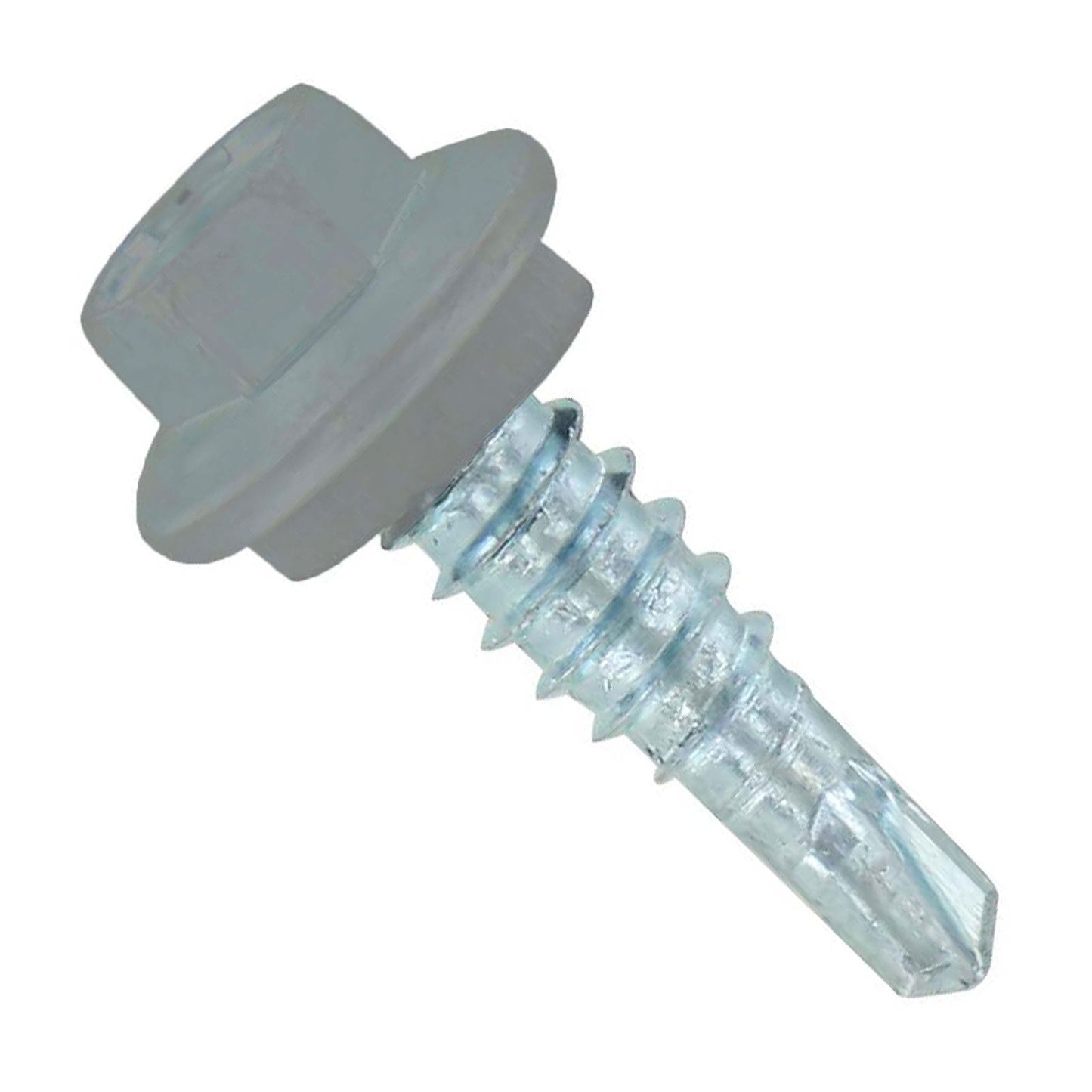 #14 X 7/8 Maxx Steelbinder Metal Roofing Stitch Screw Ash Gray, Pkg 250