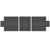 14 oz. 3 Pc. Lumber Tarp - Ends: 20' x 20' (6' Drop); Mid: 20' x 16' - Black