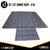 14 oz. 3 Pc. Lumber Tarp - Ends: 20' x 20' (6' Drop); Mid: 20' x 16' - Black