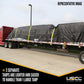 14 oz 3 Pc Lumber Tarp Ends 20 foot x 20 foot (6 foot Drop) Mid 20 foot x 16 foot Black image 9 of 10