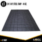 14 Oz. 3 Pc. Lumber Tarp - Ends: 24' X 18' (8' Drop); Mid: 24' X 18' - Black
