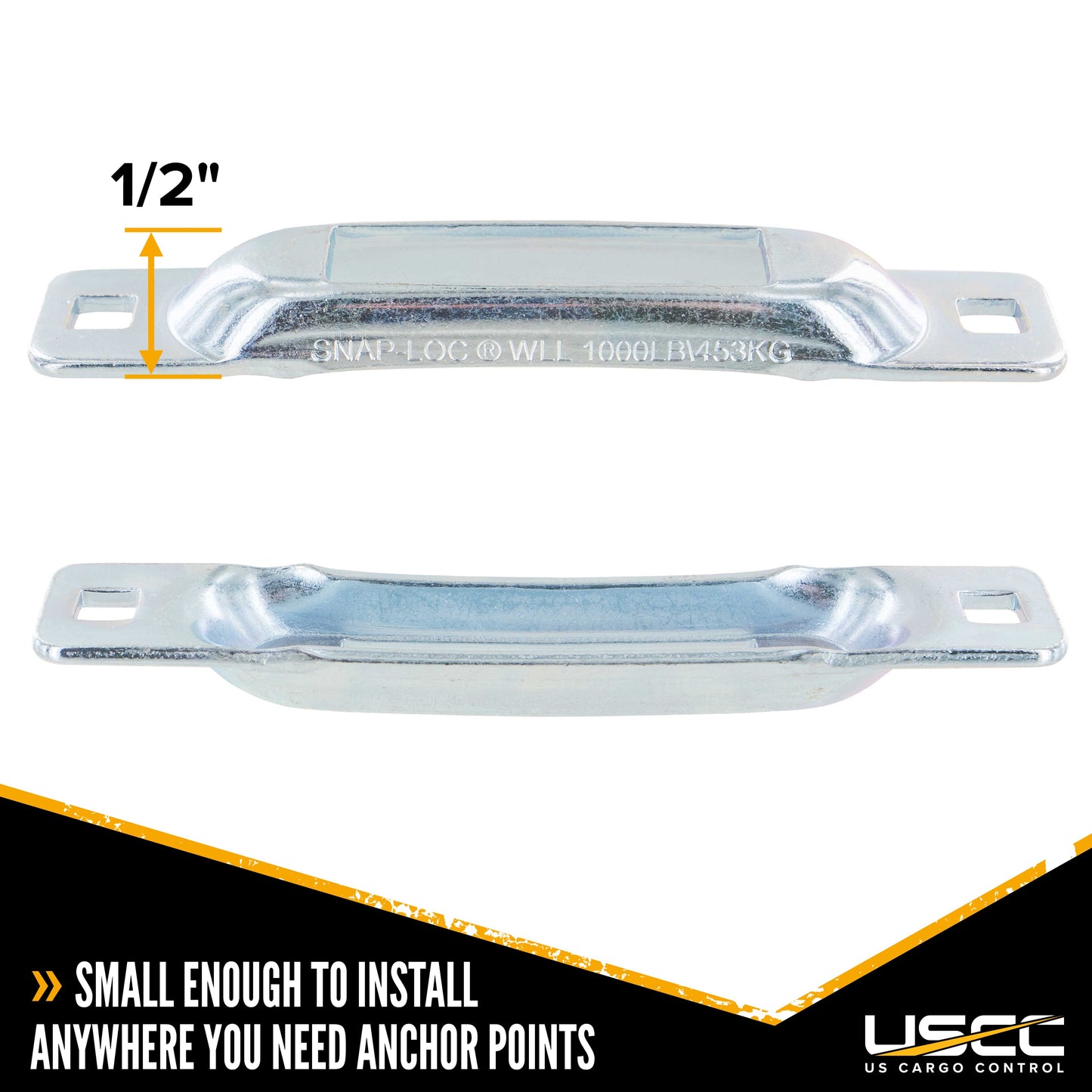 E-Track Single by Snap-Loc (Zinc Plated)
