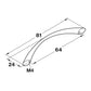 Hafele Pulsar Cabinet Handle - Illustration