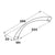 Hafele Pulsar Cabinet Handle - Illustration
