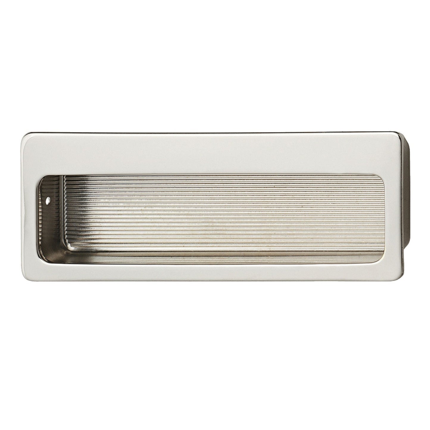 Hafele C47 Inset Cabinet Handle - Polished Nickel